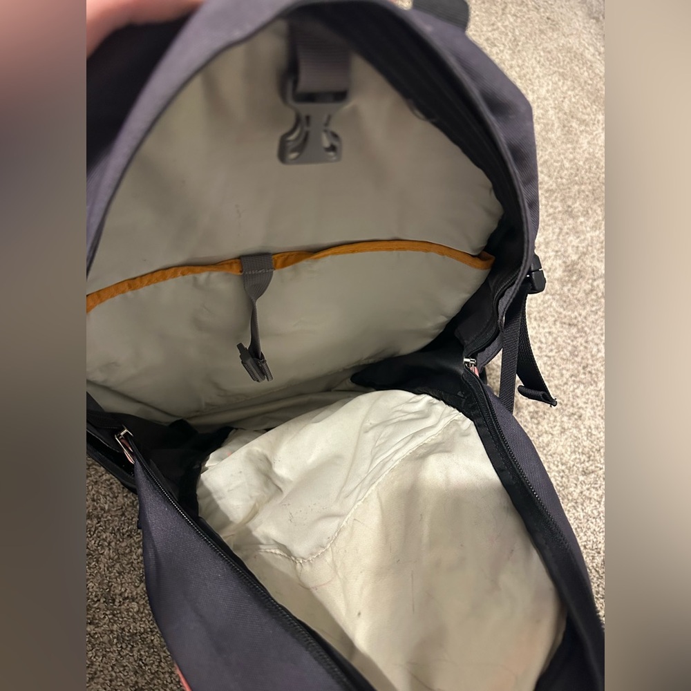 The North Face Black and Coral Backpack - Picture 3 of 6